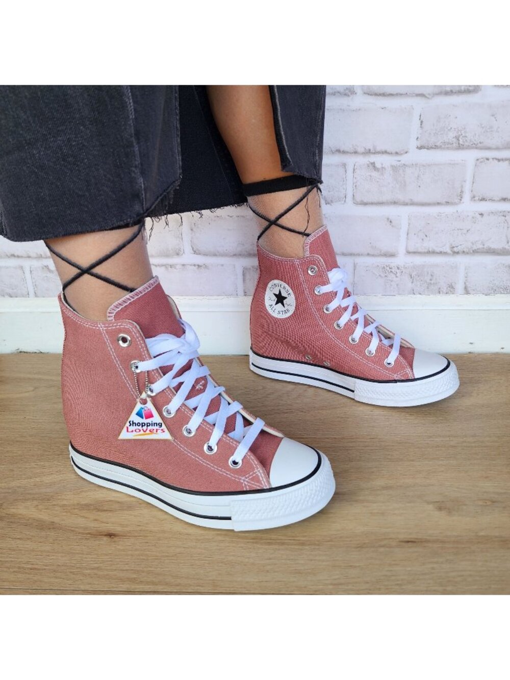 ⭐Converse Chuck Taylor Wedge Platform Sz 7.5 Women's shoes Sneaker Brown A13832C